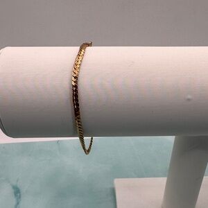 Vintage Avon Gold Chain Bracelet